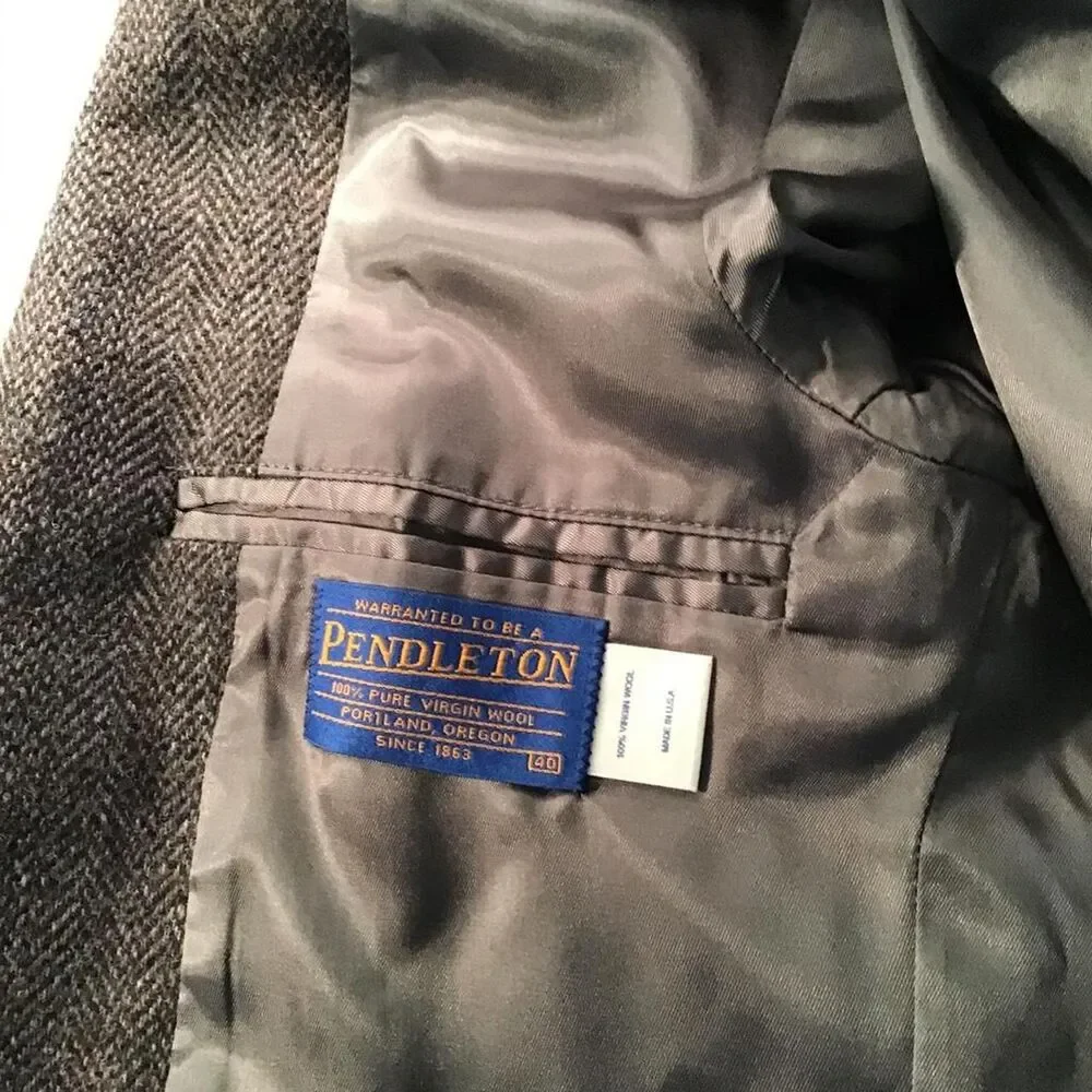 Pendleton Men's Brown Tailored-jackets